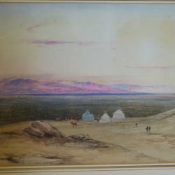 لوحة أمسية في غور الأردن 1862