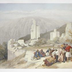 لوحة بقايا قوس النصر 1842-1849